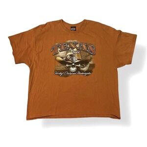 Harley-Davidson Texas Pride 3XL T-Shirt Longhorn Grand Prairie TX Skull Snake